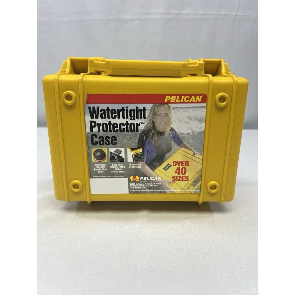 Pelican 1120 Case w/ Full Foam (Yellow)
